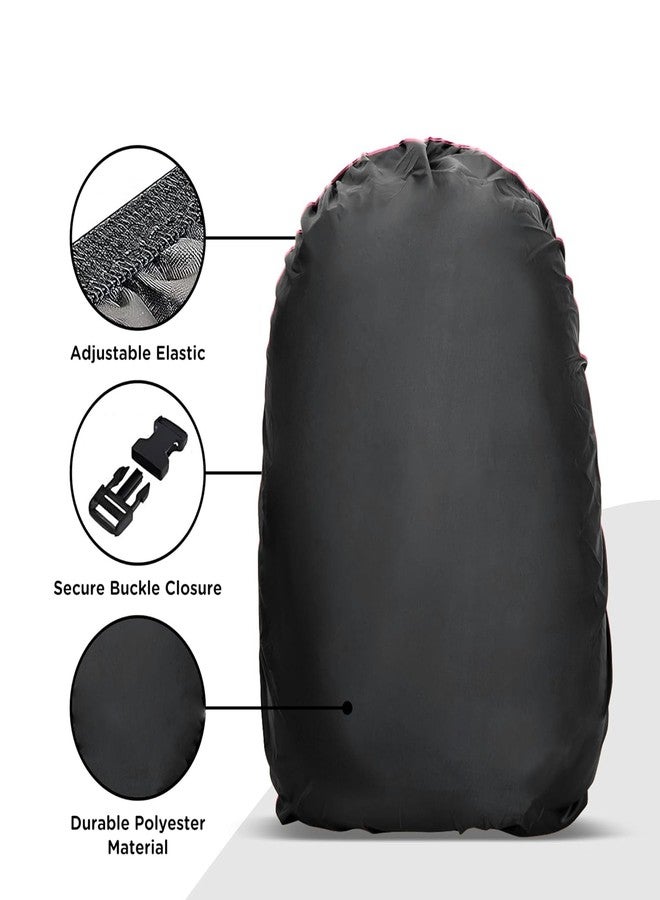 Sroxzy Waterproof Backpack Rain Cover | Lightweight, Foldable, Dustproof & Scratch-Resistant | Fits 40L to 55L Backpacks | Ideal for Hiking, Camping & Travel (2) - Image 4